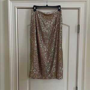 Sequin Gold Skirt NWT